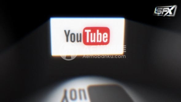 30535投影灯光标志片头AE模板