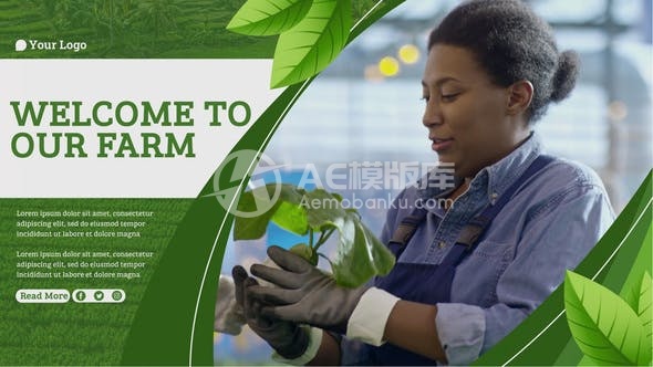 30546农业幻灯片制作AE模版