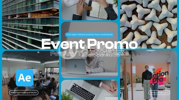 30558活动宣传幻灯片AE模版