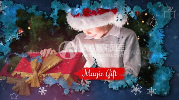 30577圣诞庆祝 AE模版