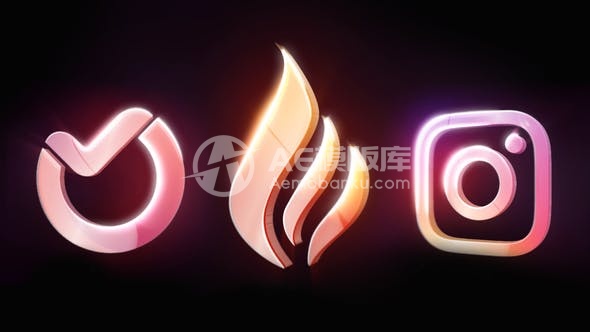 30578闪耀Logo揭示AE模板