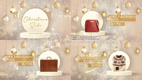 30580圣诞特卖AE模版