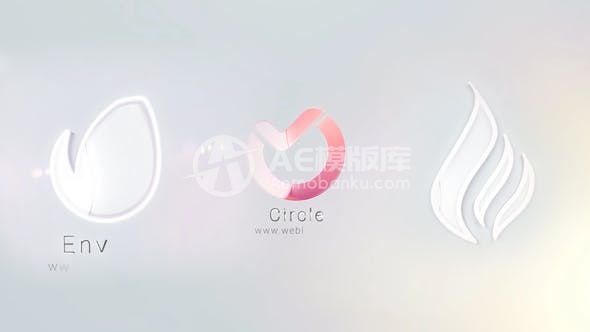 30581清新logo揭示动画AE模版