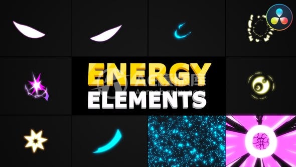 30589能量元素 | 达芬奇调色
(AE模版)