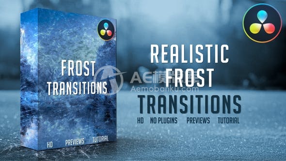 30591达芬奇冷冻转场（Frost Transitions）AE模版