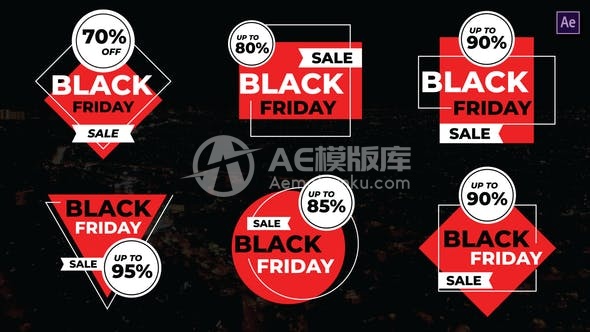 30611黑色星期五标题 | After Effects AE模板