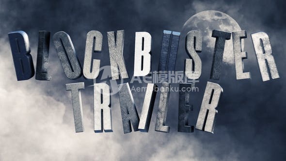30627电影级预告片标题 – AE模版