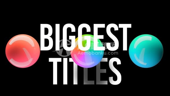 30634清新多彩字幕开场AE模版