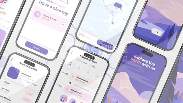 30642手机14 Pro应用宣传 AE模版