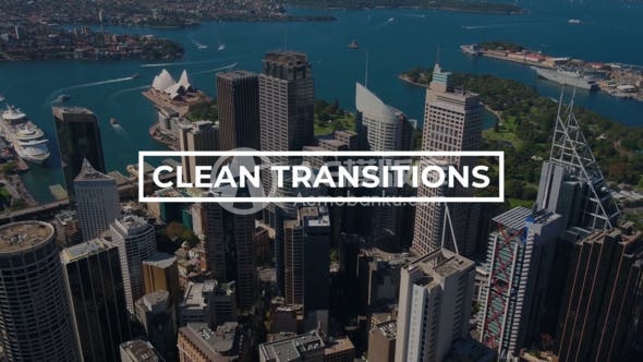 30663清洁过渡效果AE模版