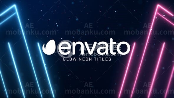 30970霓虹标题开场旁书AE模版