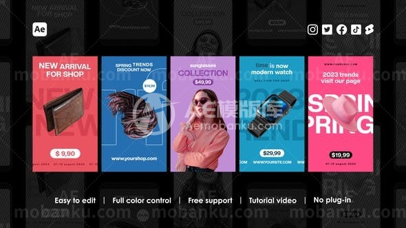 30975购买Instagram Reels AE模版