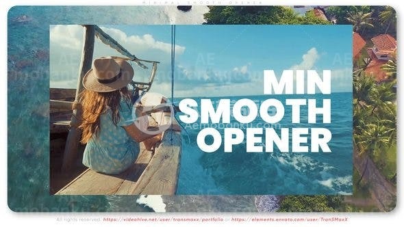 30978极简流畅开场 AE模版