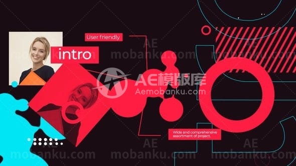 30985文字动画简介AE模版