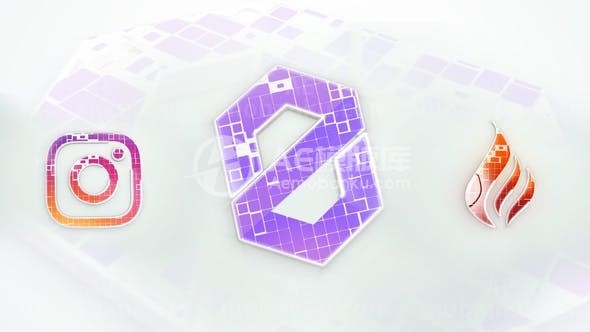 30988现代标识动画AE模版