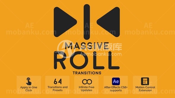 30992巨幅滚动转场特效 AE模版