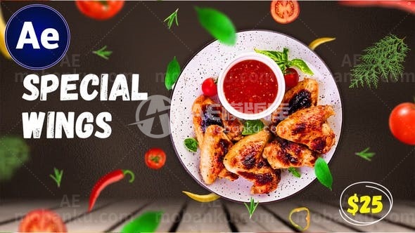 30999美食促销菜单之春季
AE模版