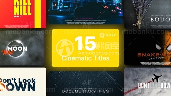 31010电影级标题 Vol. 03 AE模版