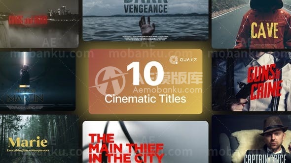 31011电影级标题 卷 01 AE模板