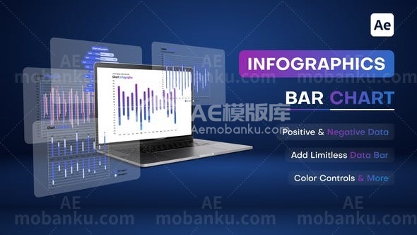 31018柱状图 – 正负对比 AE模版