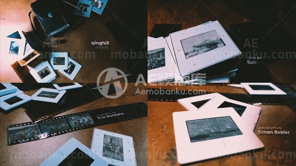 31020电影历史开场动画AE模版