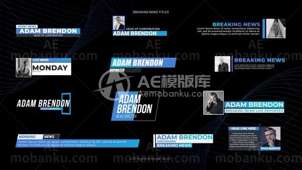 31029新闻标题V1 AE模版