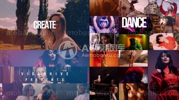 31031动态多屏幕开场动画AE模版