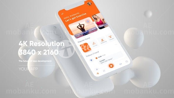 31042iPhone 11 Pro应用展示模型4K AE模版