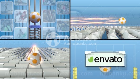 31044足球标志揭示6 AE模版