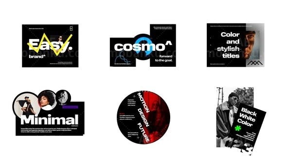 31051时尚标题 – 供After Effects使用的AE模版