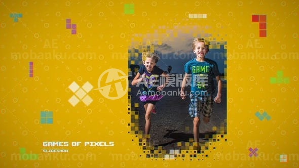 31059像素游戏幻灯片AE模版