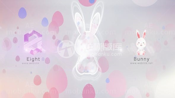 31075复活节清洁标志AE模版