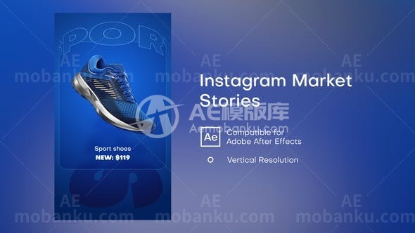31081Instagram 市场故事 AE模版