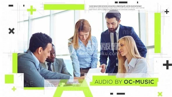 31083企业幻灯片IV AE模版