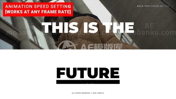 31100大胆字标题  AE模版