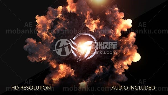 31111徽标冲击 AE模版