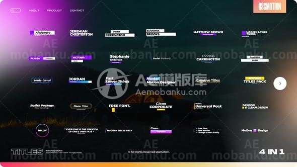31112标题捆绑包 1.0 AE模版