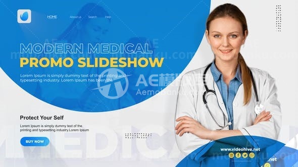 31119医学幻灯片 AE模版