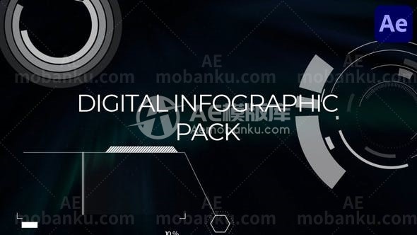 31135Adobe After Effects 数字信息图模板