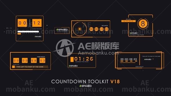 31137倒计时计时器工具包 V18 AE模版