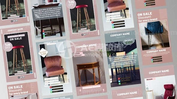 31144家具特卖故事 AE模版