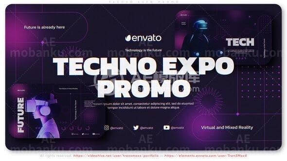 31167科技博览会推广视频 AE模板