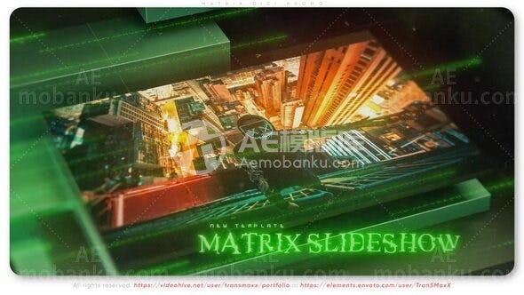 31198矩阵数字推广 AE模版