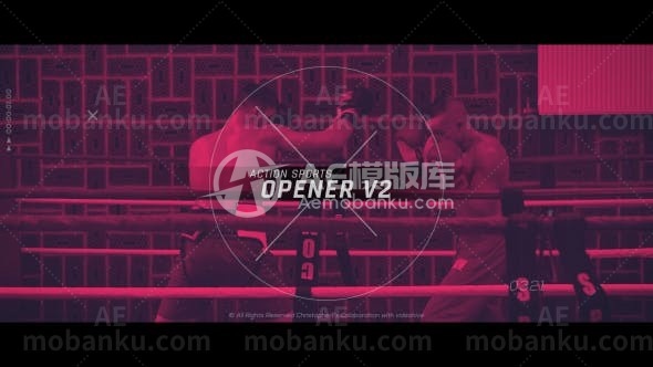 31199动作运动开场v2 AE模版