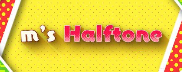 中文汉化-AE插件|黑白圆点填充半调风格特效 m’s Halftone v1.52 Win/Mac