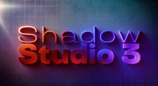 中文汉化版-高级华丽真实阴影拖尾投影AE插件 Shadow Studio 3 v1.0.5 Win/Mac